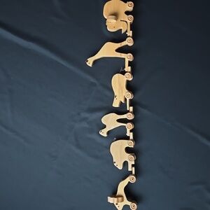 Wooden Animal Train Set for Kids